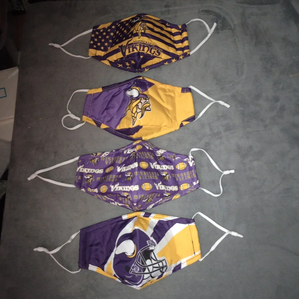 4 New Minnesota Vikings Face Masks